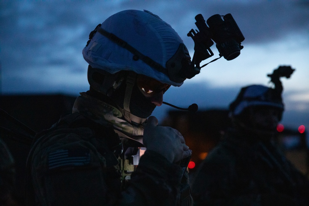 Spartan Paratroopers move into Yukon Training Area during JPMRC-AK 23-02