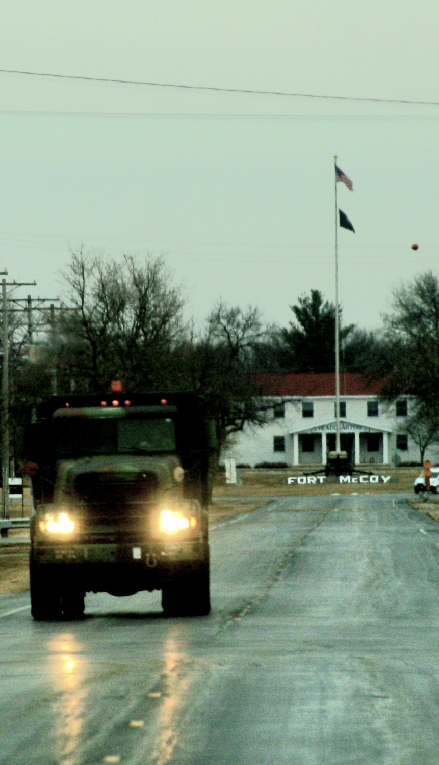 Training operations at Fort McCoy