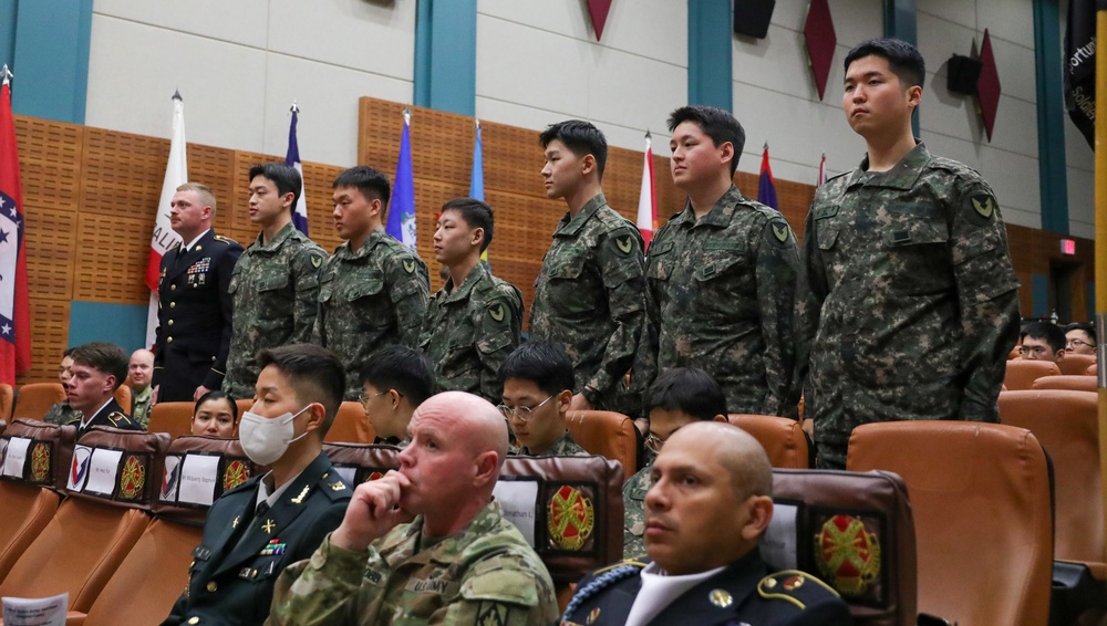 NCO Induction Ceremony on Camp Casey