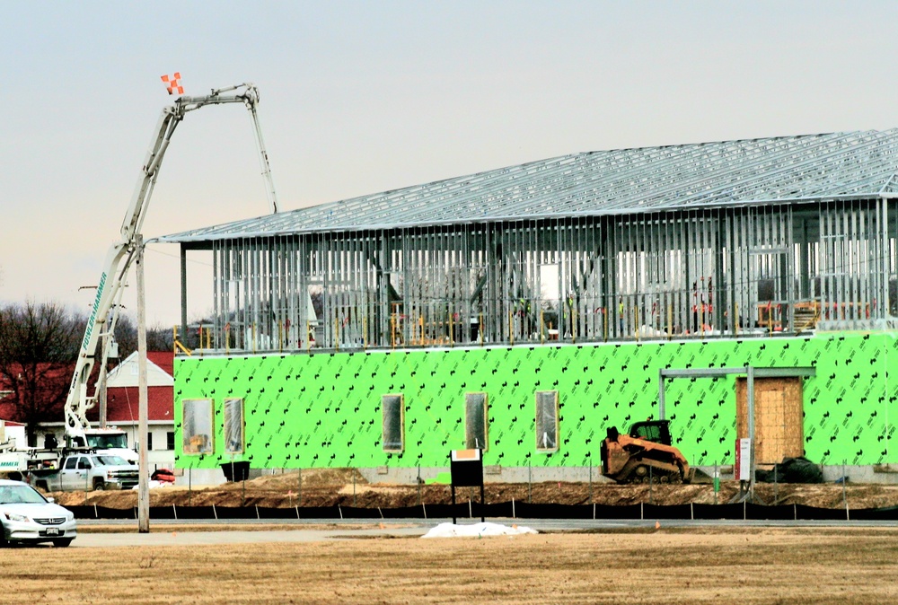 March 2023 construction operations of $11.96 million transient training brigade headquarters at Fort McCoy