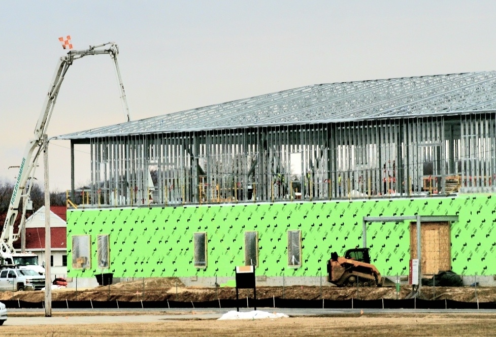 March 2023 construction operations of $11.96 million transient training brigade headquarters at Fort McCoy