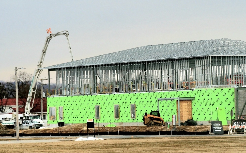 March 2023 construction operations of $11.96 million transient training brigade headquarters at Fort McCoy