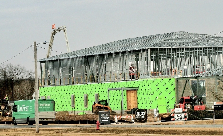March 2023 construction operations of $11.96 million transient training brigade headquarters at Fort McCoy