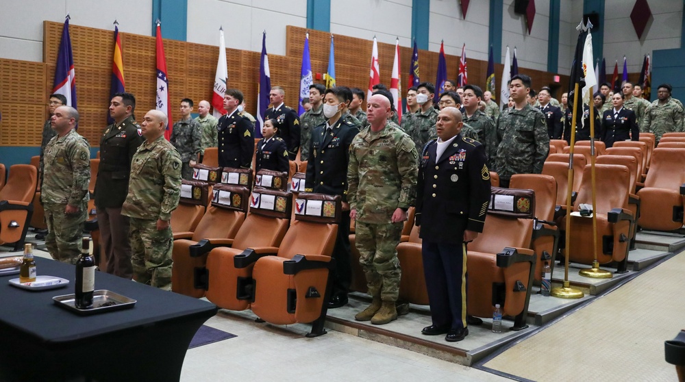 NCO Induction Ceremony on Camp Casey