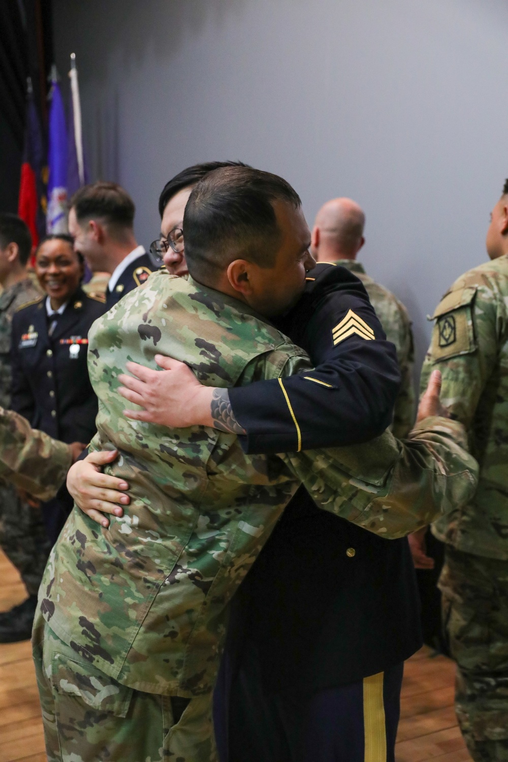 NCO Induction Ceremony on Camp Casey