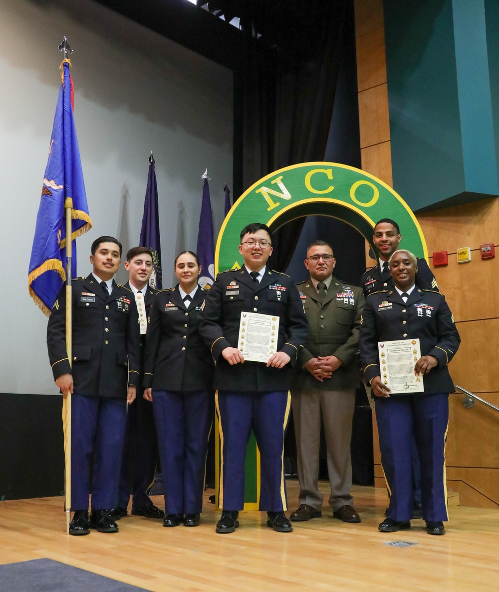 NCO Induction Ceremony on Camp Casey