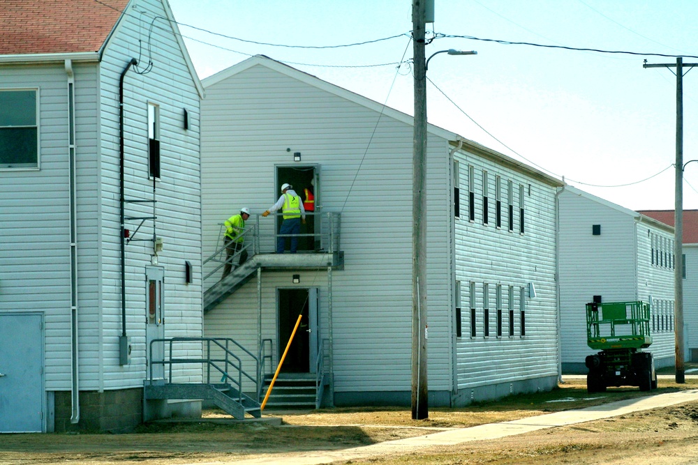 Barracks renovations at Fort McCoy