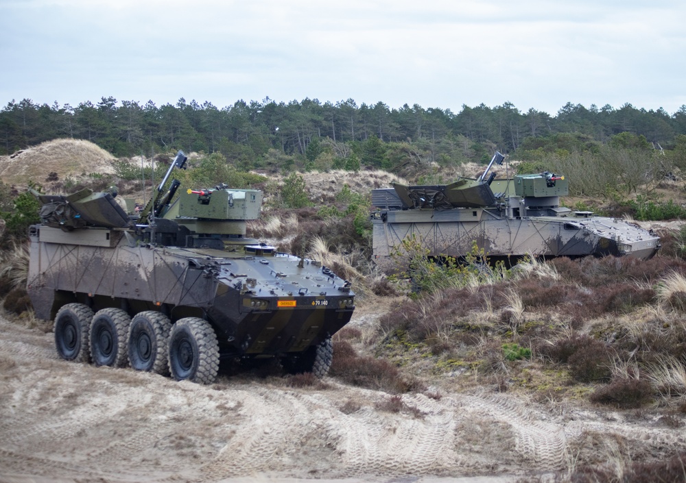 Danish 1st Artillery Battalion Conducts live fire during Dynamic Front 23