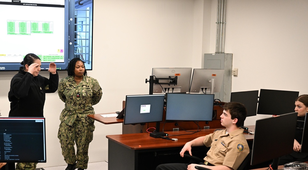 Dahlgren Training Commands Host Local Navy Junior ROTC Students