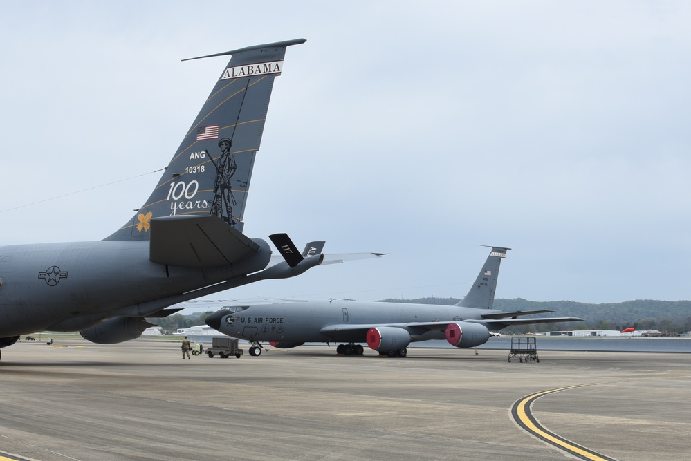 Towing a KC-135