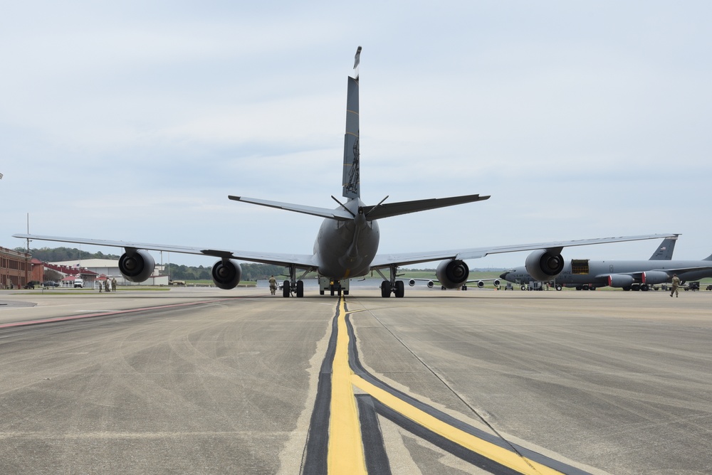 Towing a KC-135