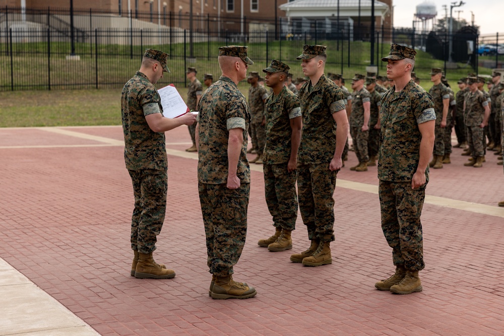 Marine Security Guard Marines receive a NAM for heroic acts