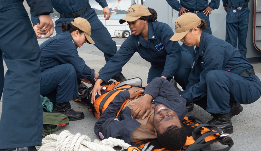 USS Blue Ridge Mass Casualty Drill