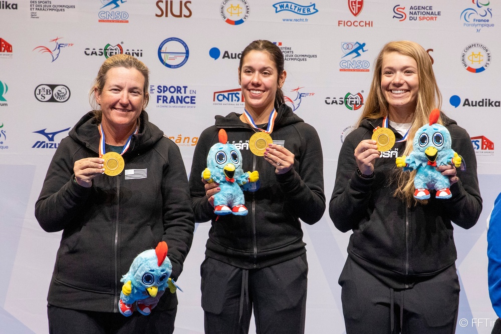 U.S. Women's Skeet Team Claims Gold in France, Includes a U.S. Army Soldier