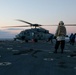 USS Carter Hall Conducts Flight Quarters During ARGMEUEX