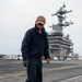 USS Carl Vinson (CVN 70) Sailors Conduct Flight Deck Maintenance