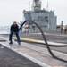 USS Carl Vinson (CVN 70) Sailors Conduct Flight Deck Maintenance