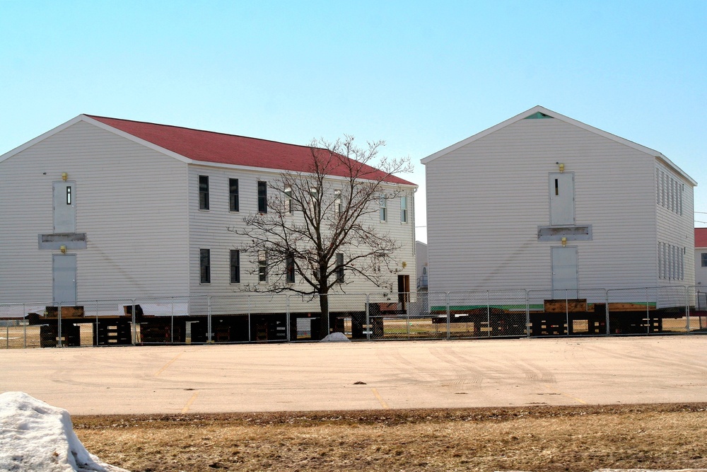 Contractor moves first two World War II-era barracks at Fort McCoy