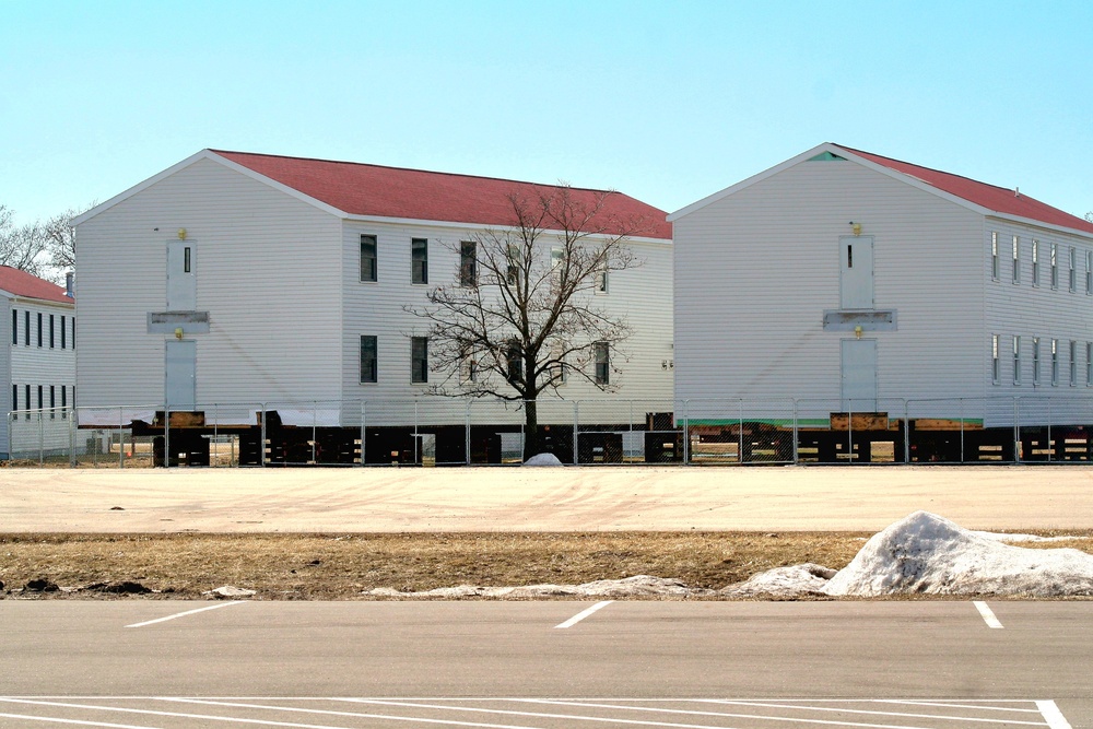 Contractor moves first two World War II-era barracks at Fort McCoy