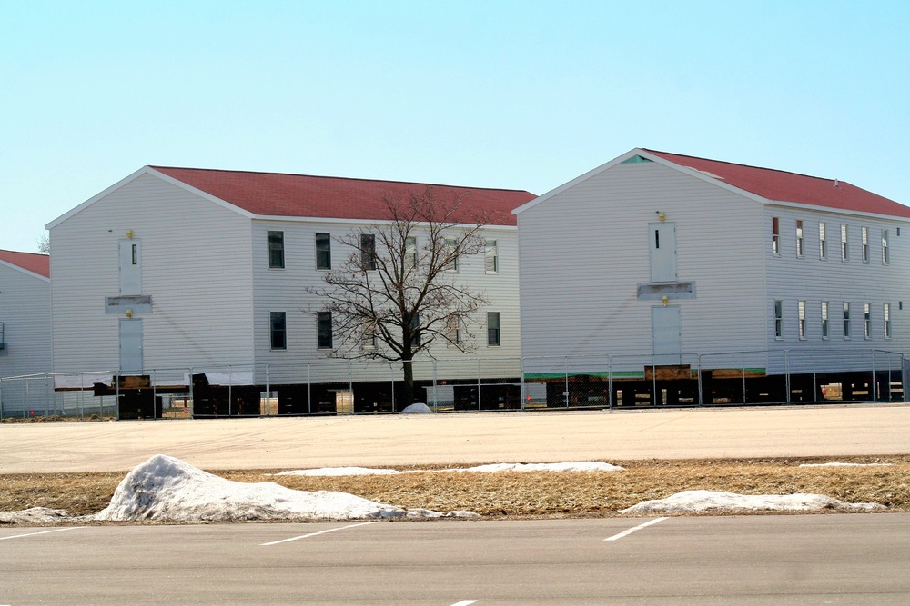 Contractor moves first two World War II-era barracks at Fort McCoy