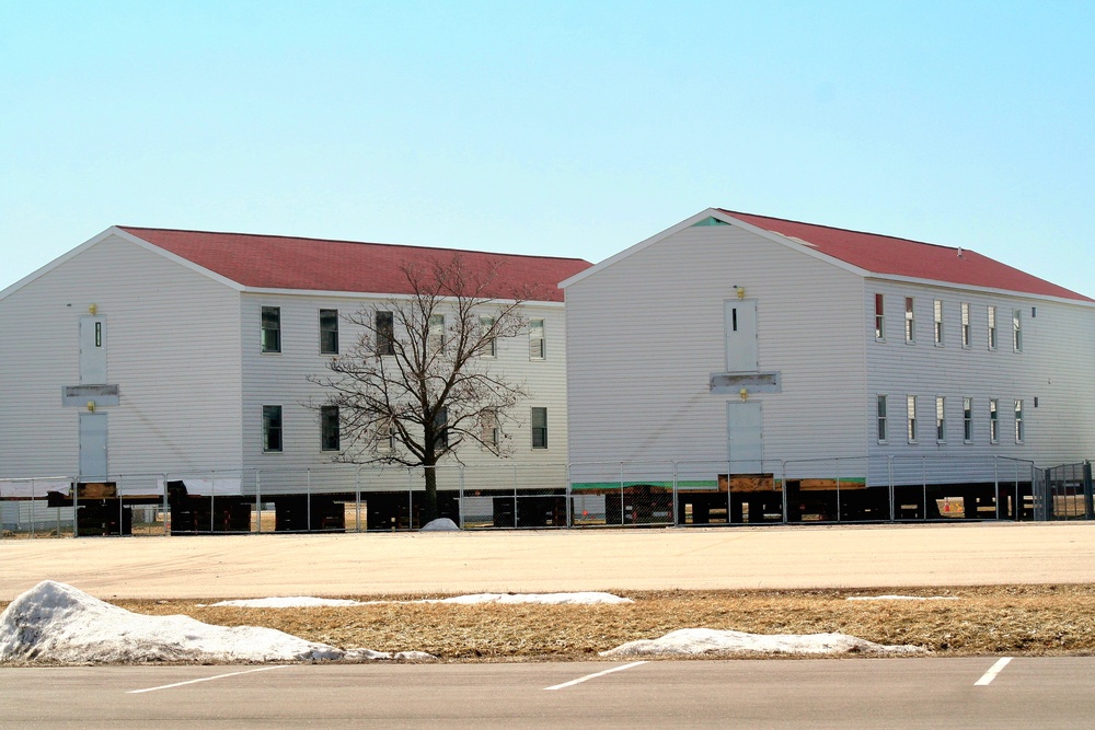 Contractor moves first two World War II-era barracks at Fort McCoy