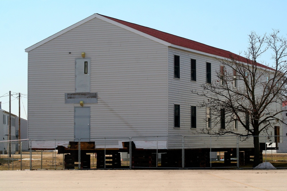 Contractor moves first two World War II-era barracks at Fort McCoy