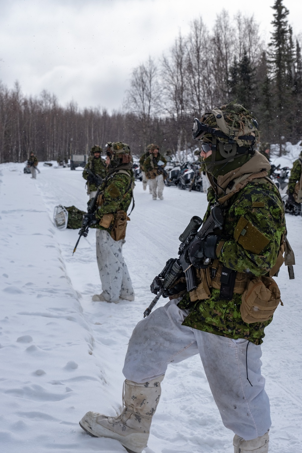 3 PPCLI on patrol during JPMRC-AK 23-02 [1 of 3]