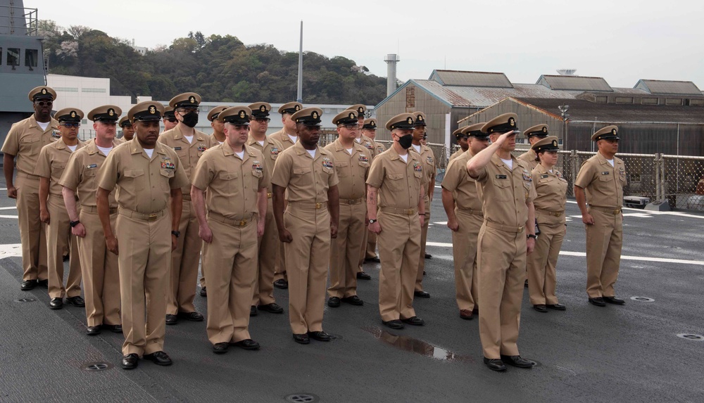 Blue Ridge Chief Petty Officers Celebrate Birthday