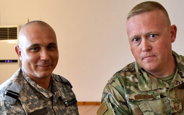 Tennessee Airmen complete tactical care training with the Bulgarian Air Force