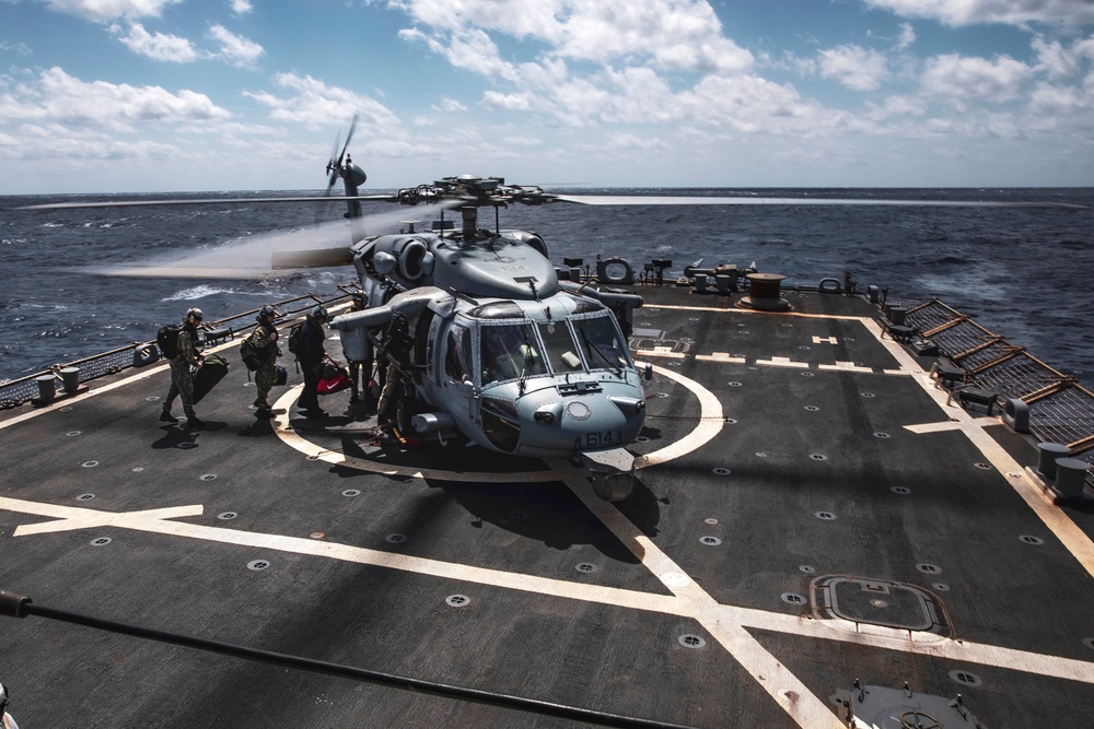 USS McFaul Conducts Flight Operations