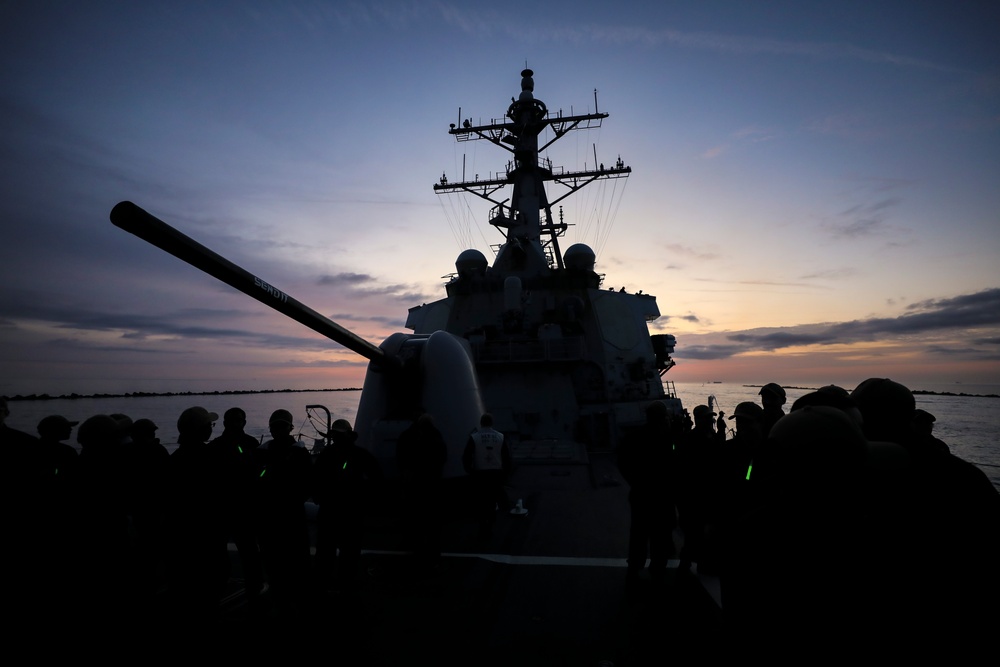 USS McFaul Ports in Mayport, Florida