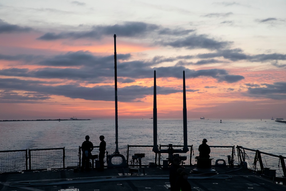 USS McFaul Ports in Mayport, Florida