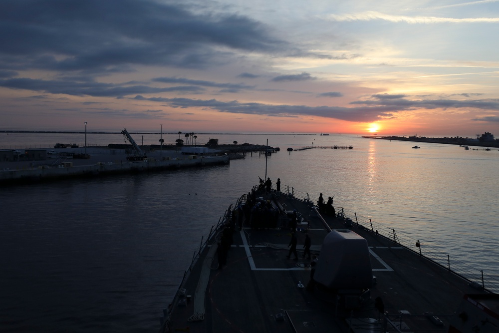 USS McFaul Ports in Mayport, Florida