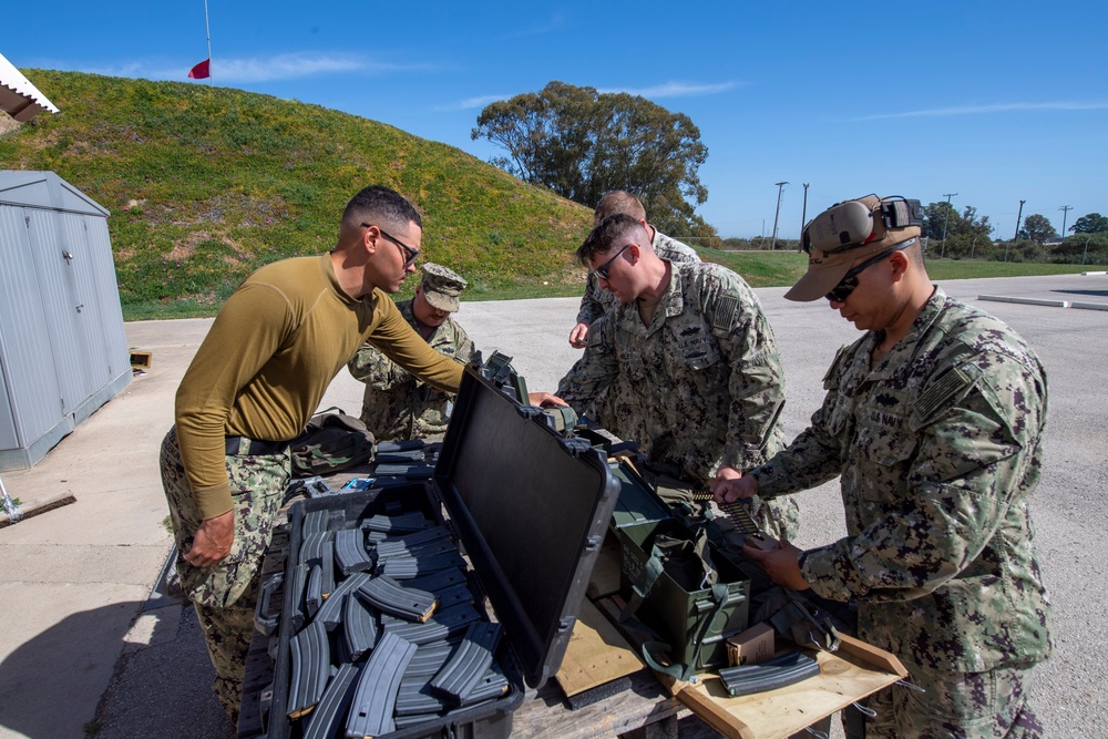 NMCB1 Live Fire training