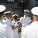 USS Tripoli C5I Department Conducts Dress White Uniform Inspection