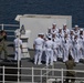 USS Tripoli C5I Department Conducts Dress White Uniform Inspection