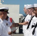 USS Tripoli C5I Department Conducts Dress White Uniform Inspection