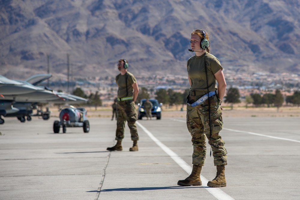 Nellis Air Force Base hosts 119th Fighter Squadron for Red Flag 23-2