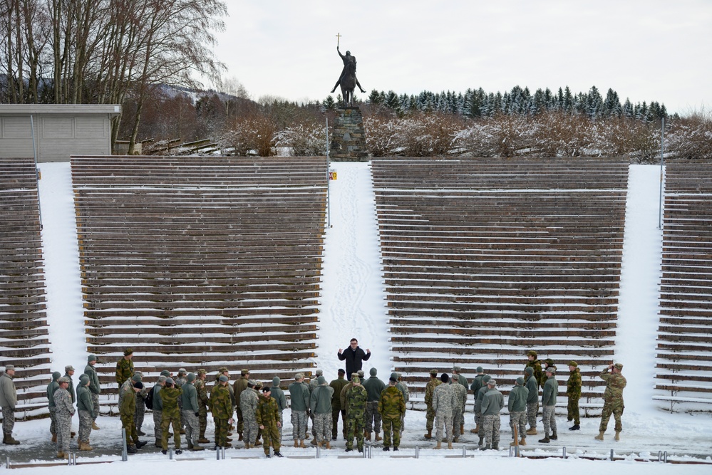 U.S. contingent leans into Norwegian culture