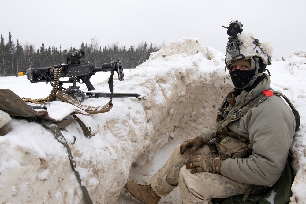 11th Airborne Division Soldiers as OPFOR during JPMRC-AK 23-02