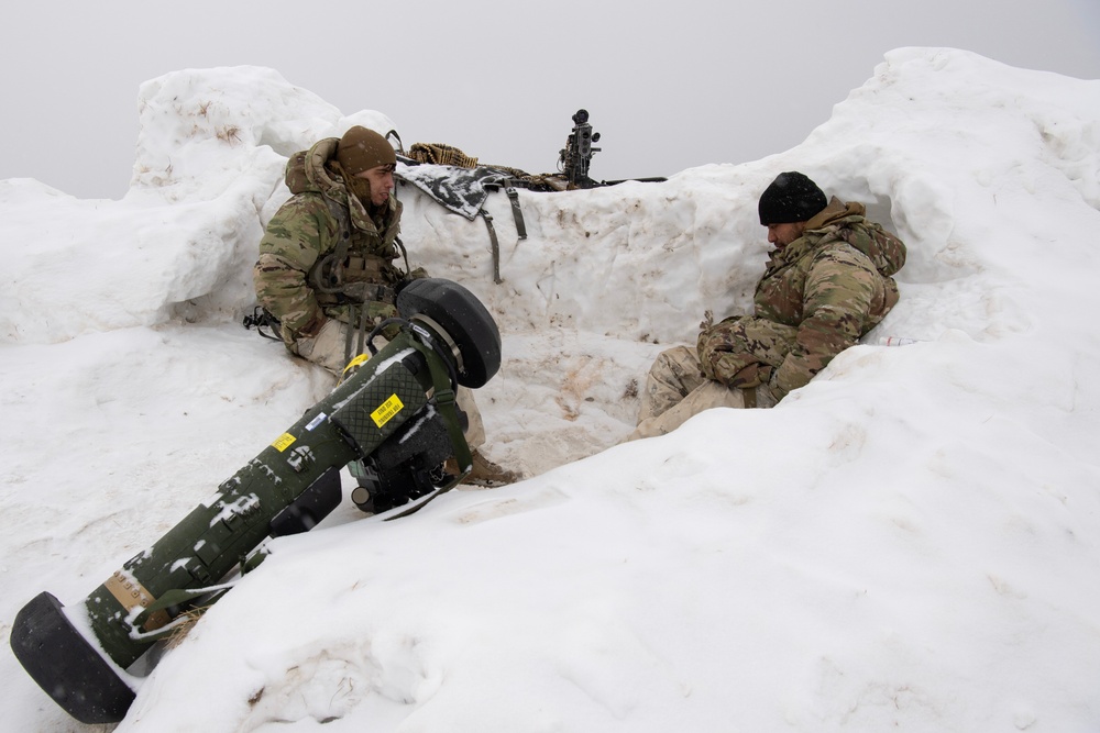 11th Airborne Division Soldiers during JPMRC-AK 23-02