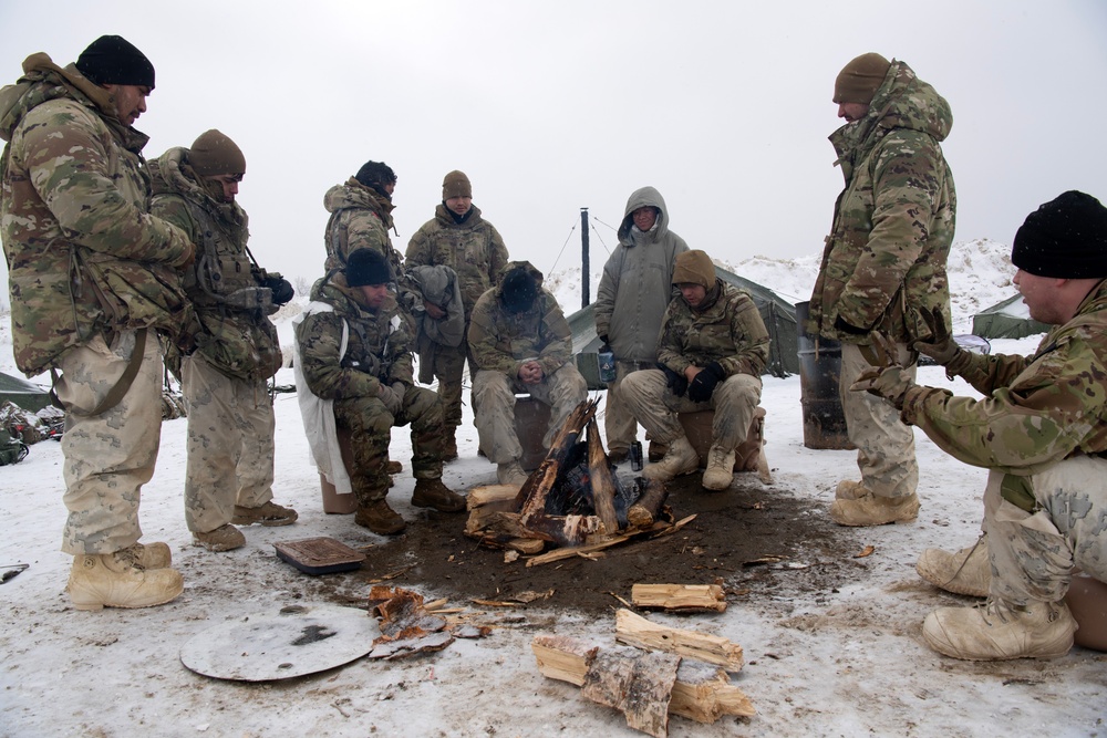 11th Airborne Division Soldiers during JPMRC-AK 23-02