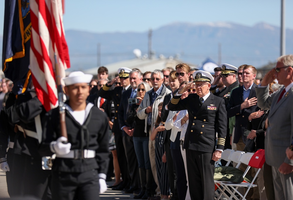 USS Santa Barbara (LCS32) Commissioned onboard Port Hueneme