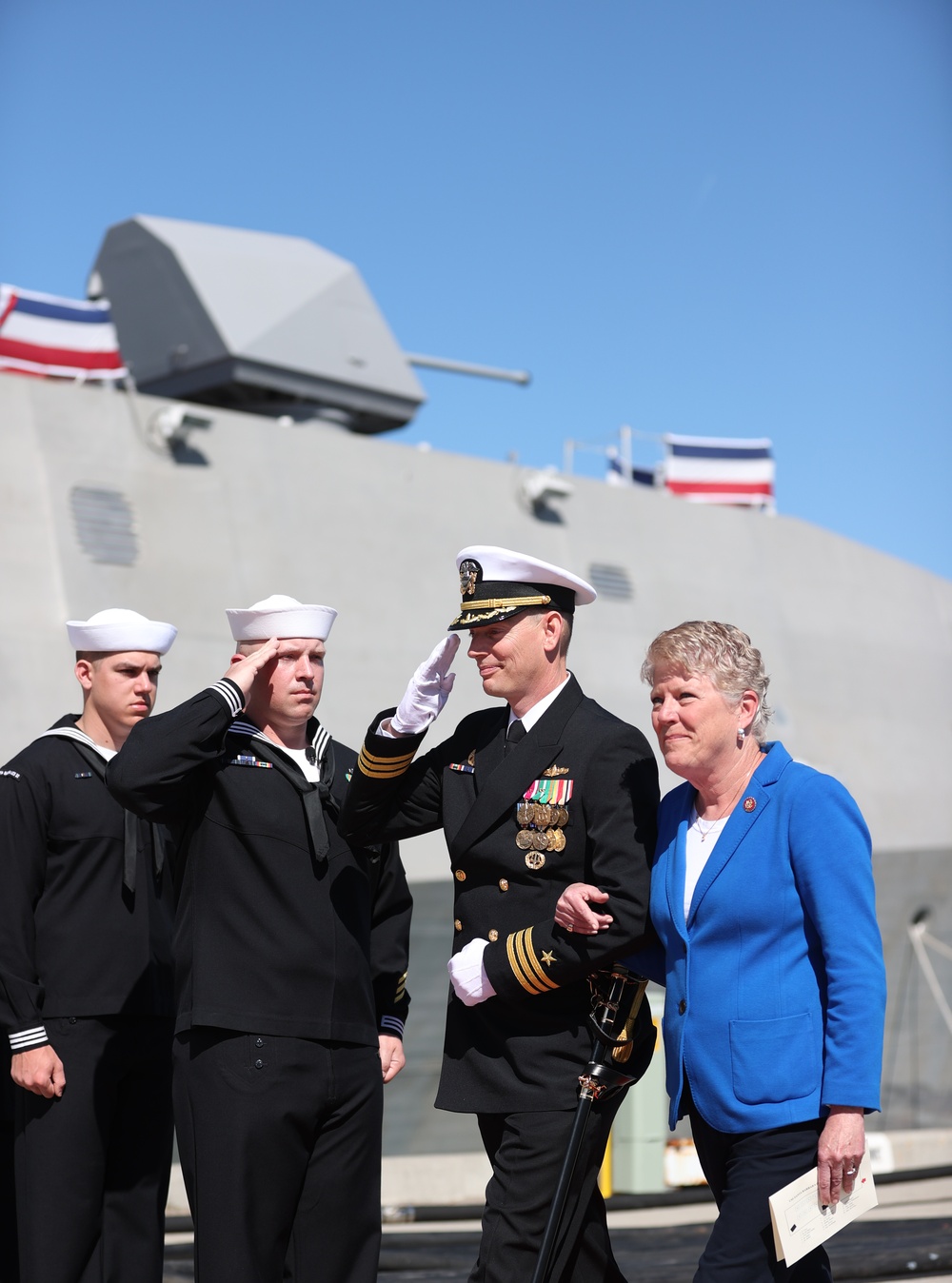 USS Santa Barbara (LCS32) Commissioned onboard Port Hueneme