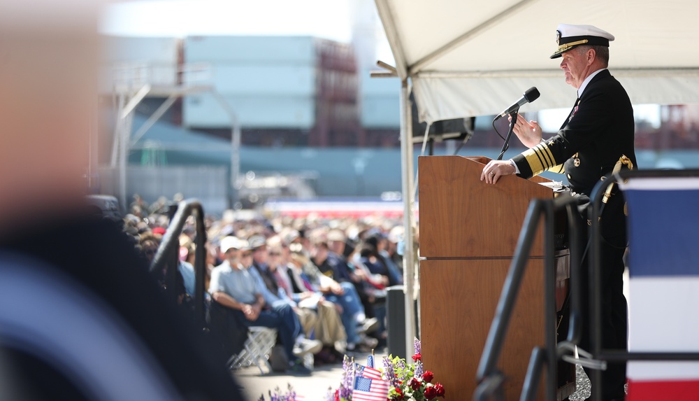 USS Santa Barbara (LCS32) Commissioned onboard Port Hueneme