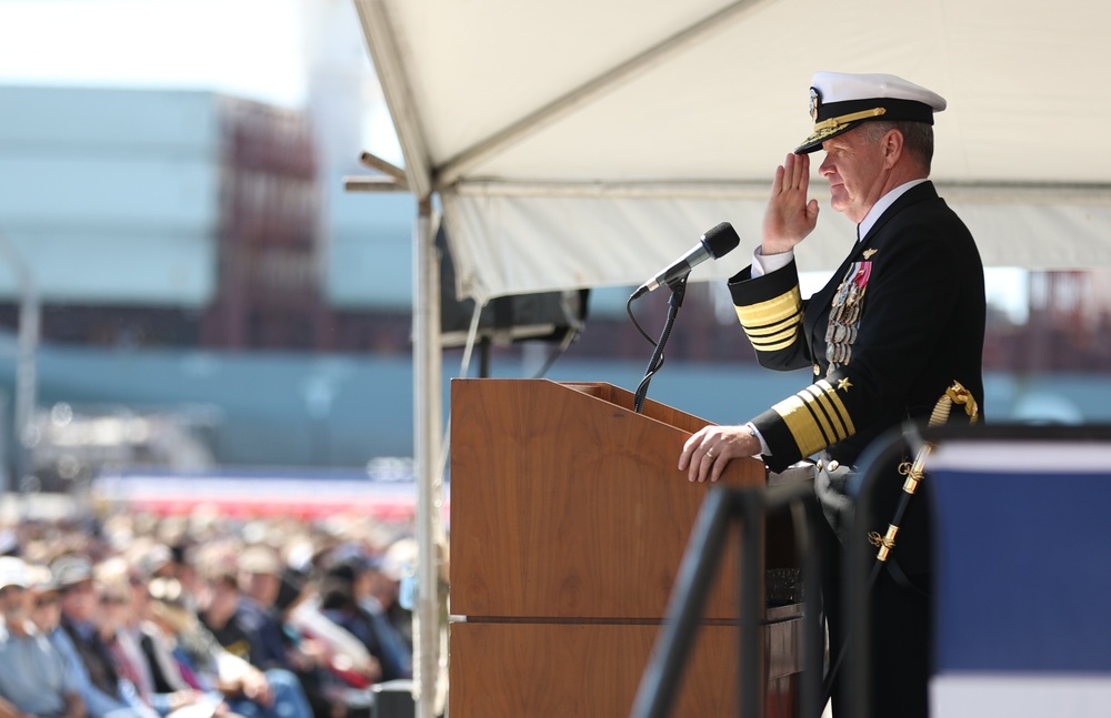 USS Santa Barbara (LCS32) Commissioned onboard Port Hueneme