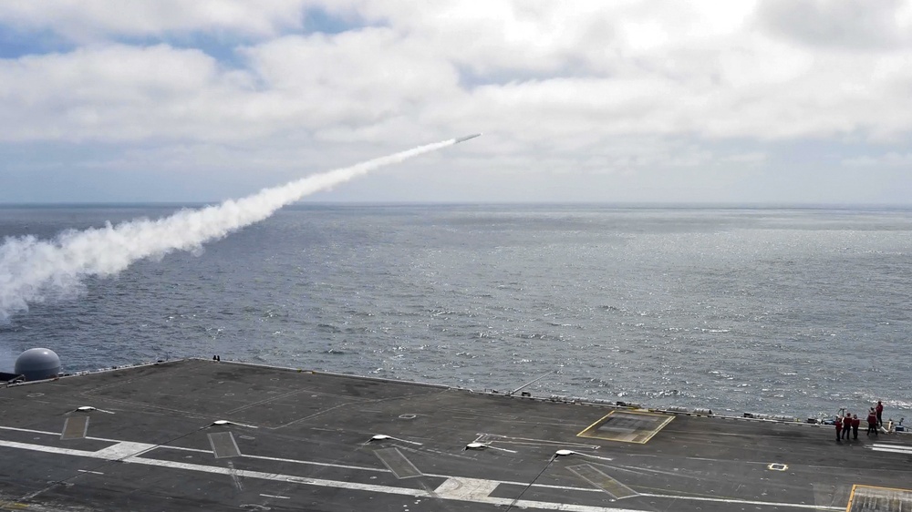 USS Carl Vinson (CVN 70) Conducts Missile Exercise USS Carl Vinson (CVN 70) Conducts Missile Exercise
