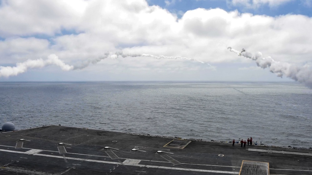 USS Carl Vinson (CVN 70) Conducts Missile Exercise USS Carl Vinson (CVN 70) Conducts Missile Exercise