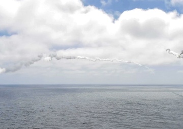 USS Carl Vinson (CVN 70) Conducts Missile Exercise