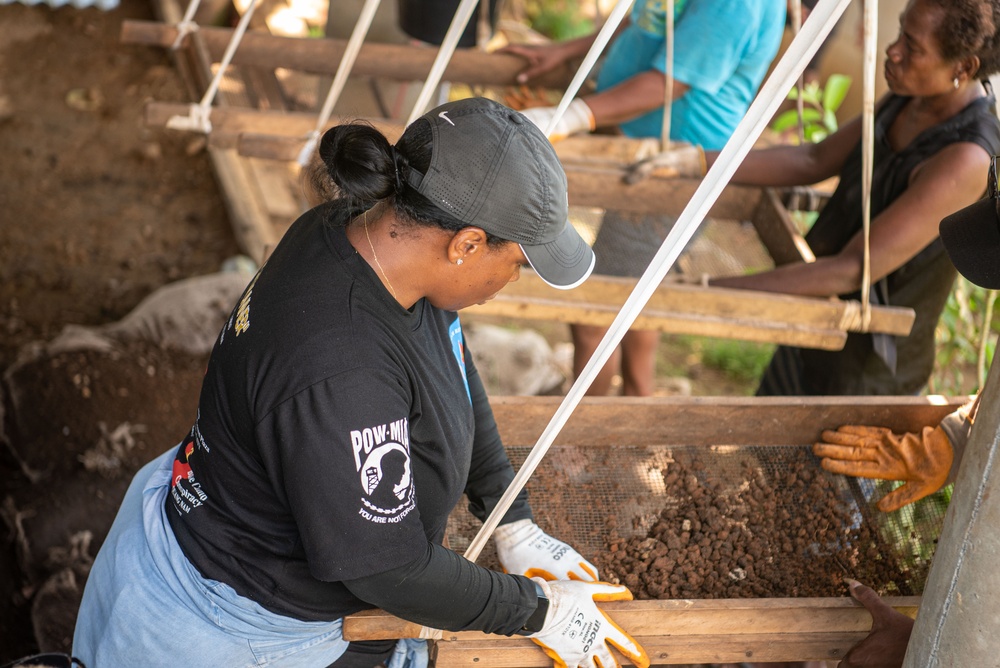 DPAA Service members work tirelessly in the Solomon Islands